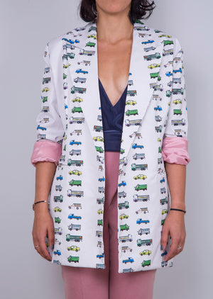 Printed  Car Blazer