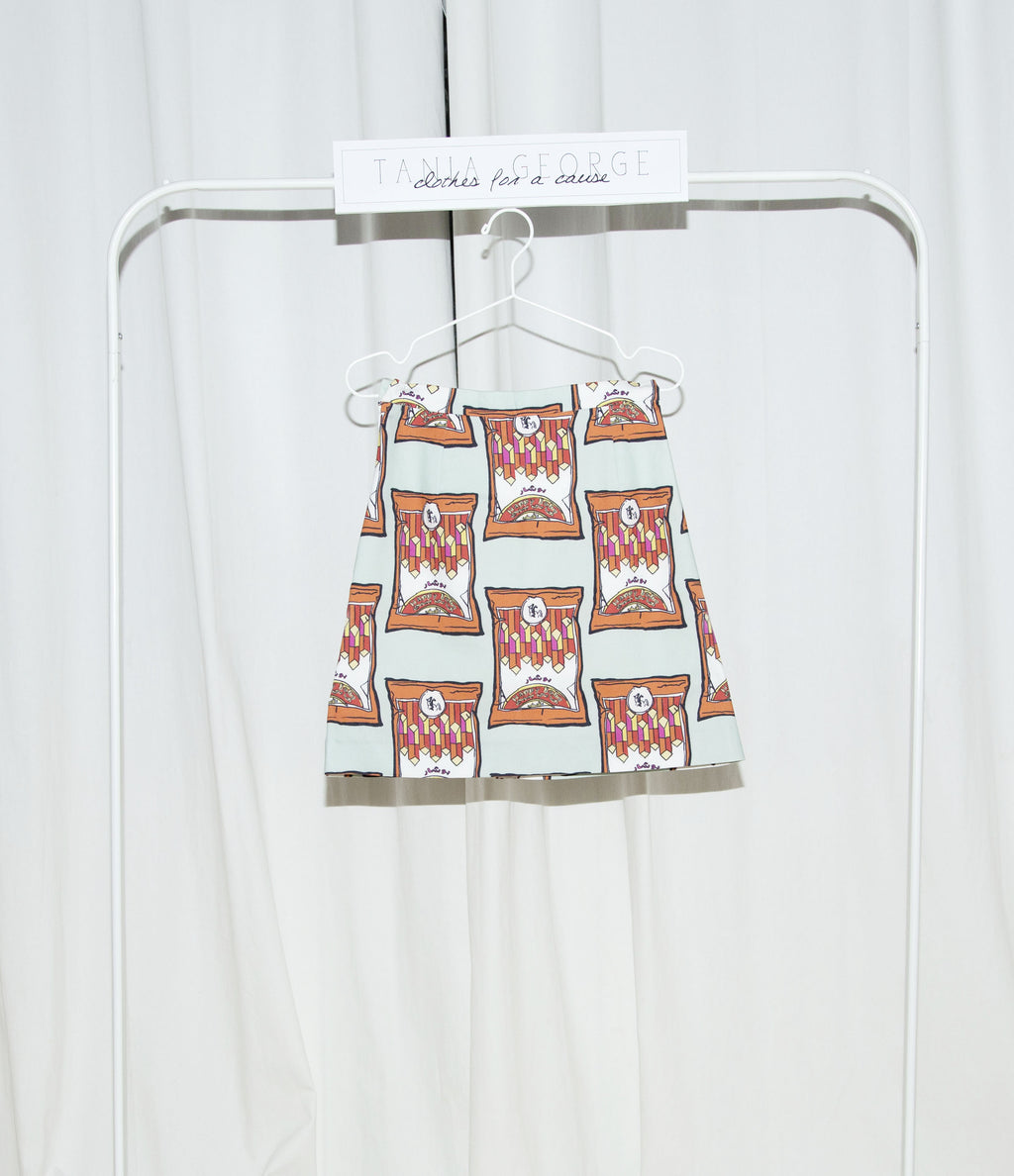 Basic Printed Skirt - Bushar