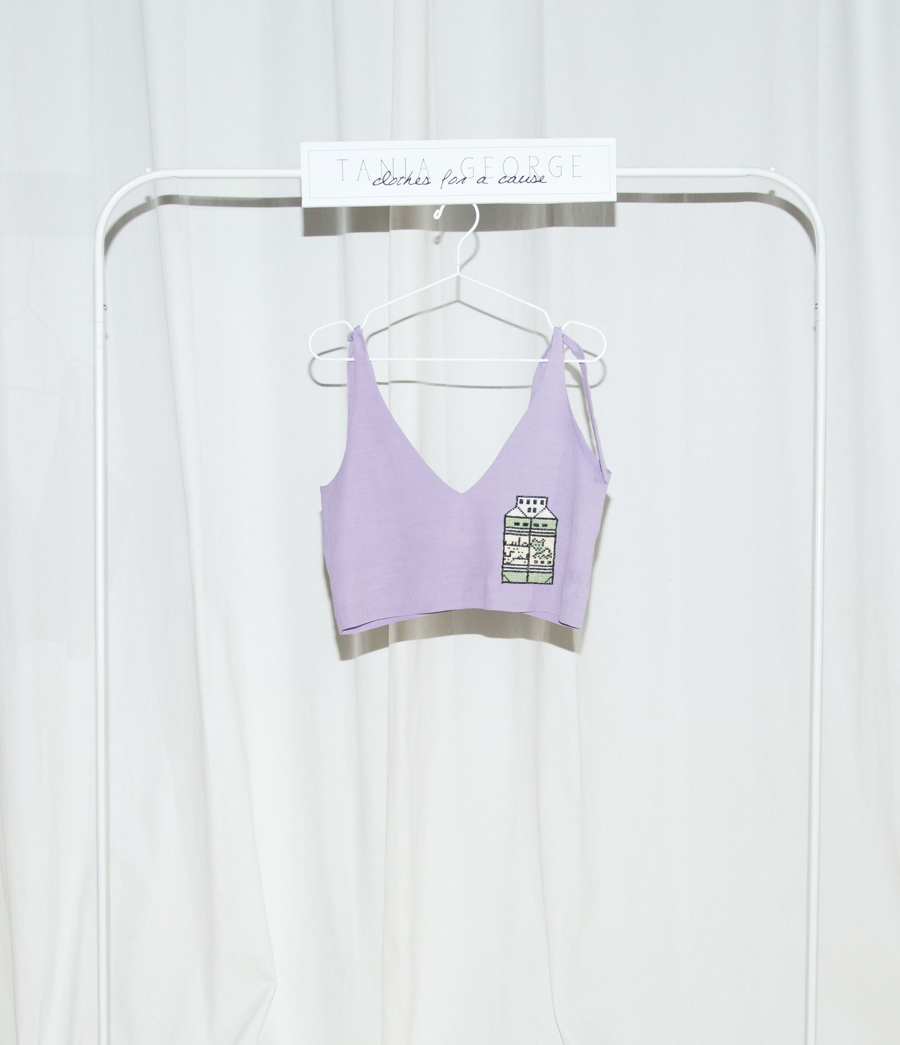 Low Cut Top - Lavender