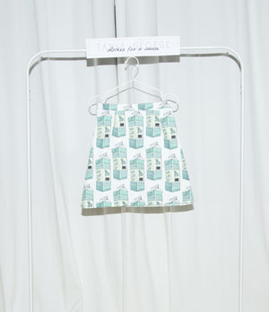 Basic Printed Skirt - Milk