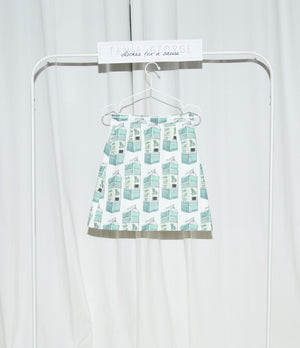 Basic Printed Skirt - Milk