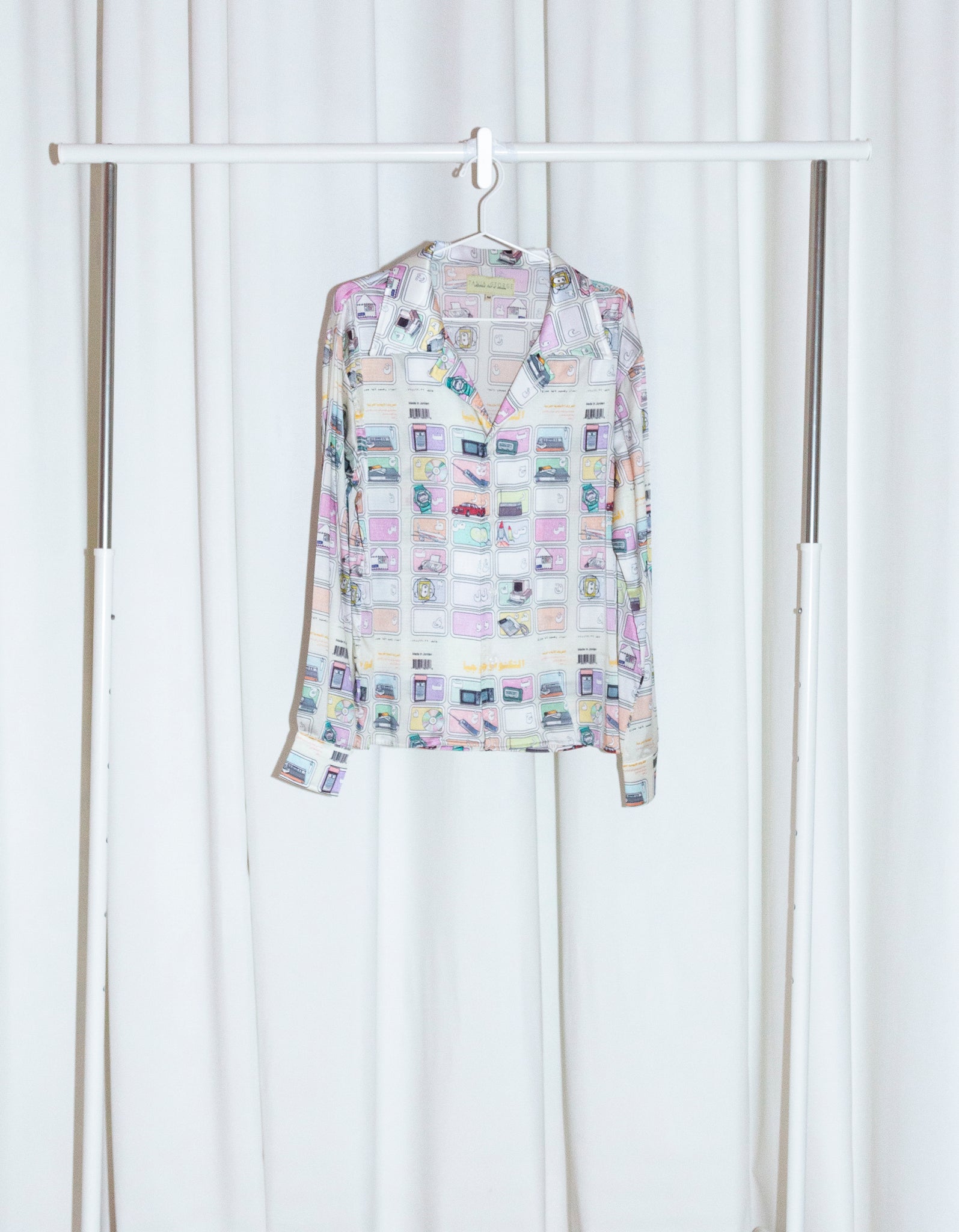 Alphabet Silk Shirt