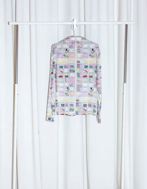 Alphabet Silk Shirt