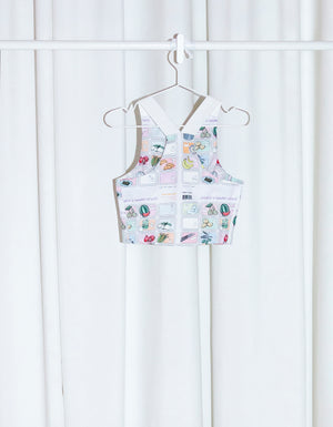 Alphabet Halter Top