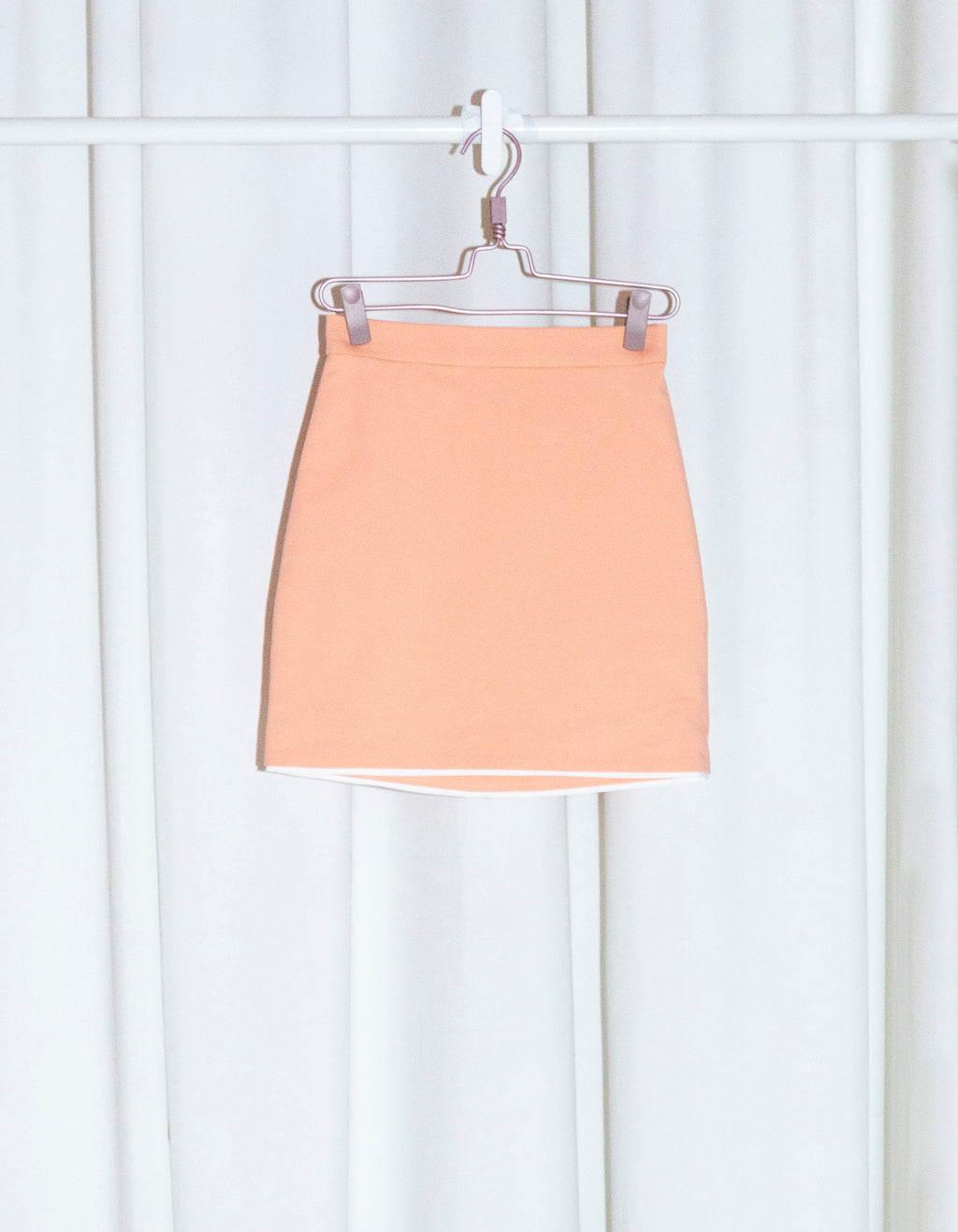 Tailored Suit Skirt - Orange