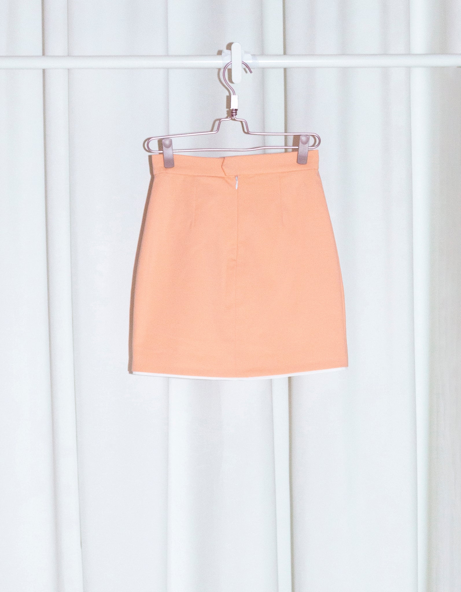 Tailored Suit Skirt - Orange